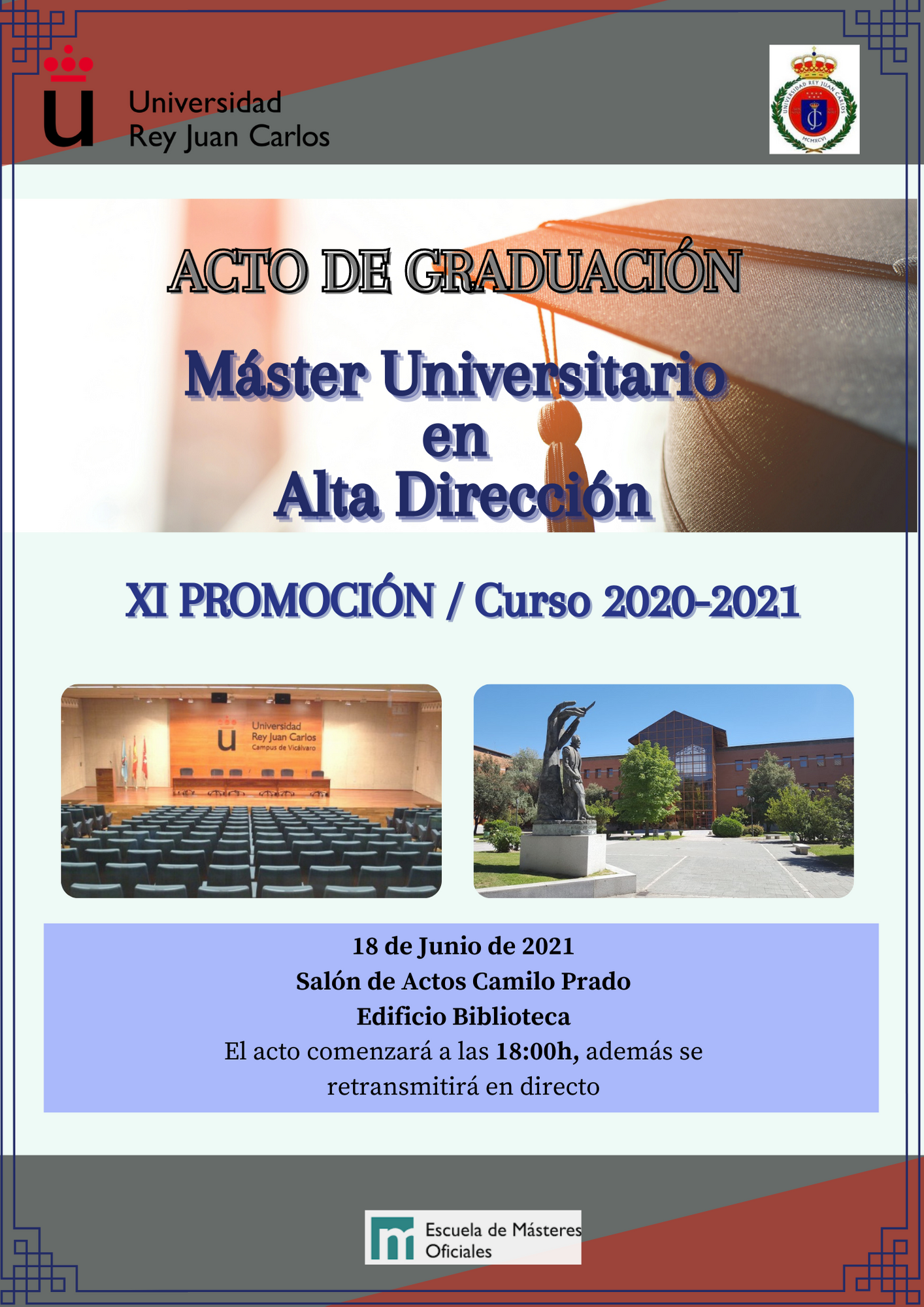 Acto de Graduación del Máster Universitario en Alta Dirección